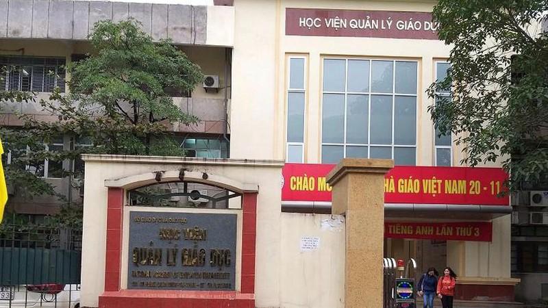 Thanh tra Bộ GD&ĐT chỉ ra nhiều sai phạm tại Học viện Quản lý giáo dục.