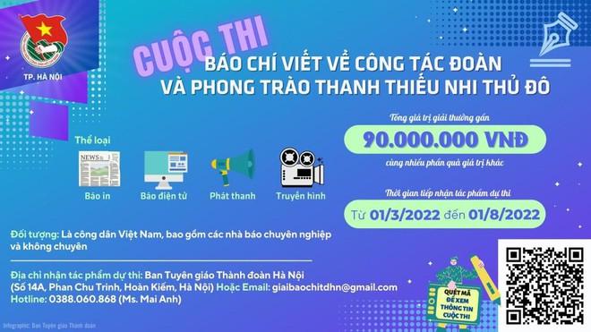 Thi viết báo về phong trào thanh thiếu nhi Thủ đô ảnh 1