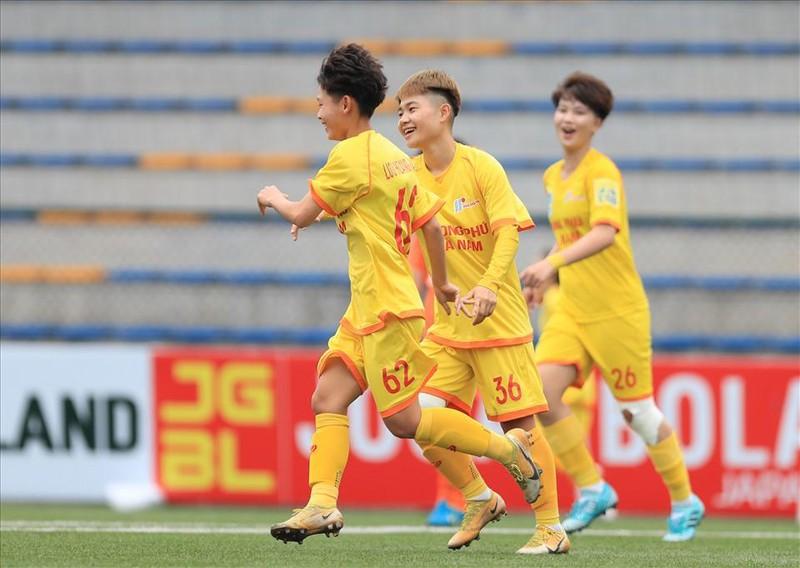 Phong phú Hà Nam đứng nhất bảng lượt đi Giải nữ vô địch U19 Quốc gia 2022 ảnh 1