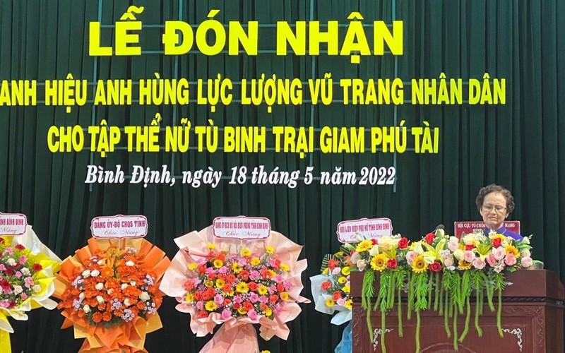 Trao tặng danh hiệu Anh hùng lực lượng vũ trang nhân dân cho tập thể nữ tù binh trại giam Phú Tài ảnh 3