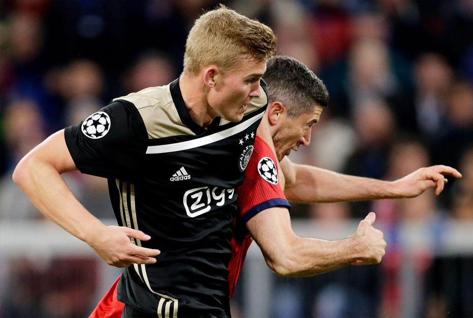 De Ligt từng đối đầu với Bayern tại Champions League. Ảnh: Bavarian Football Works.