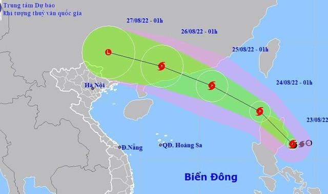 Bão Ma-on mạnh lên, sắp vào Biển Đông - Ảnh 1.