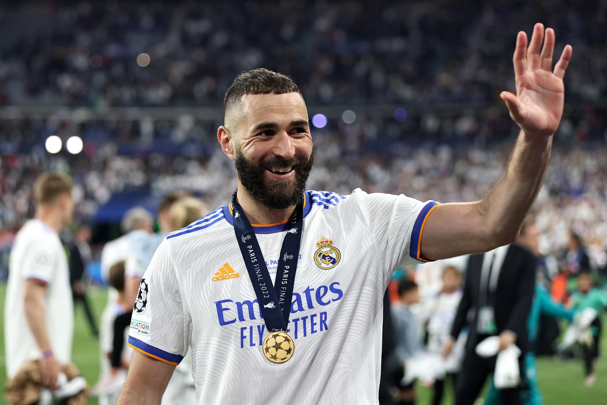 Benzema có mùa giải 2021-2022 rất thành công trên khía cạnh tập thể lẫn cá nhân. Ảnh: UEFA