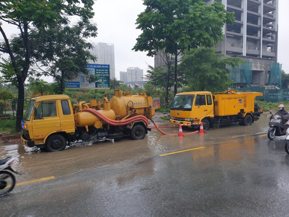 Hà Nội: Đẩy nhanh tiến độ các dự án thoát nước để xóa “điểm đen” ngập úng