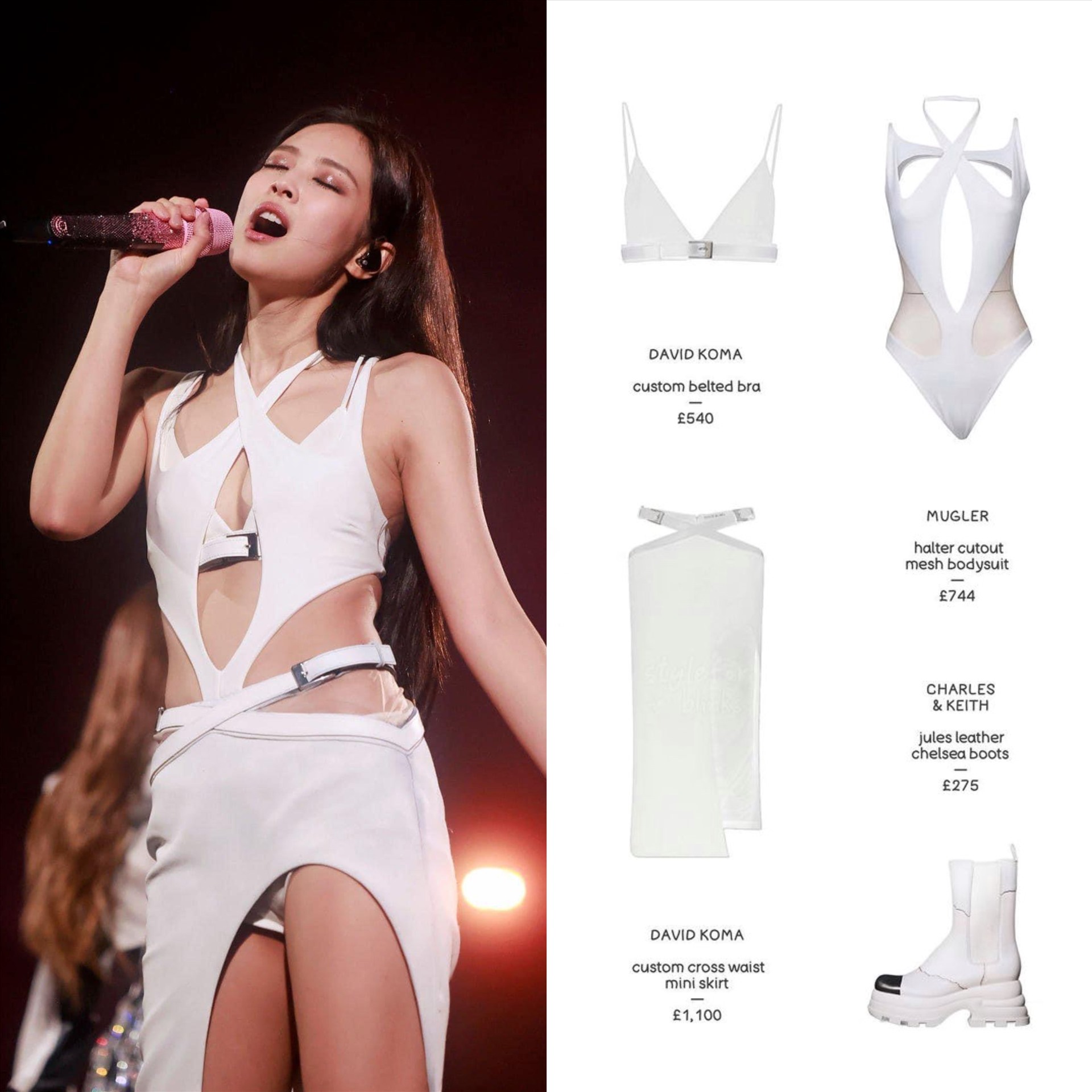 Trang phục mix & match ấn tượng của Lisa, Jennie (Blackpink) ở lễ hội âm nhạc Coachella 2023. Ảnh: Twitter Fan Blackpink