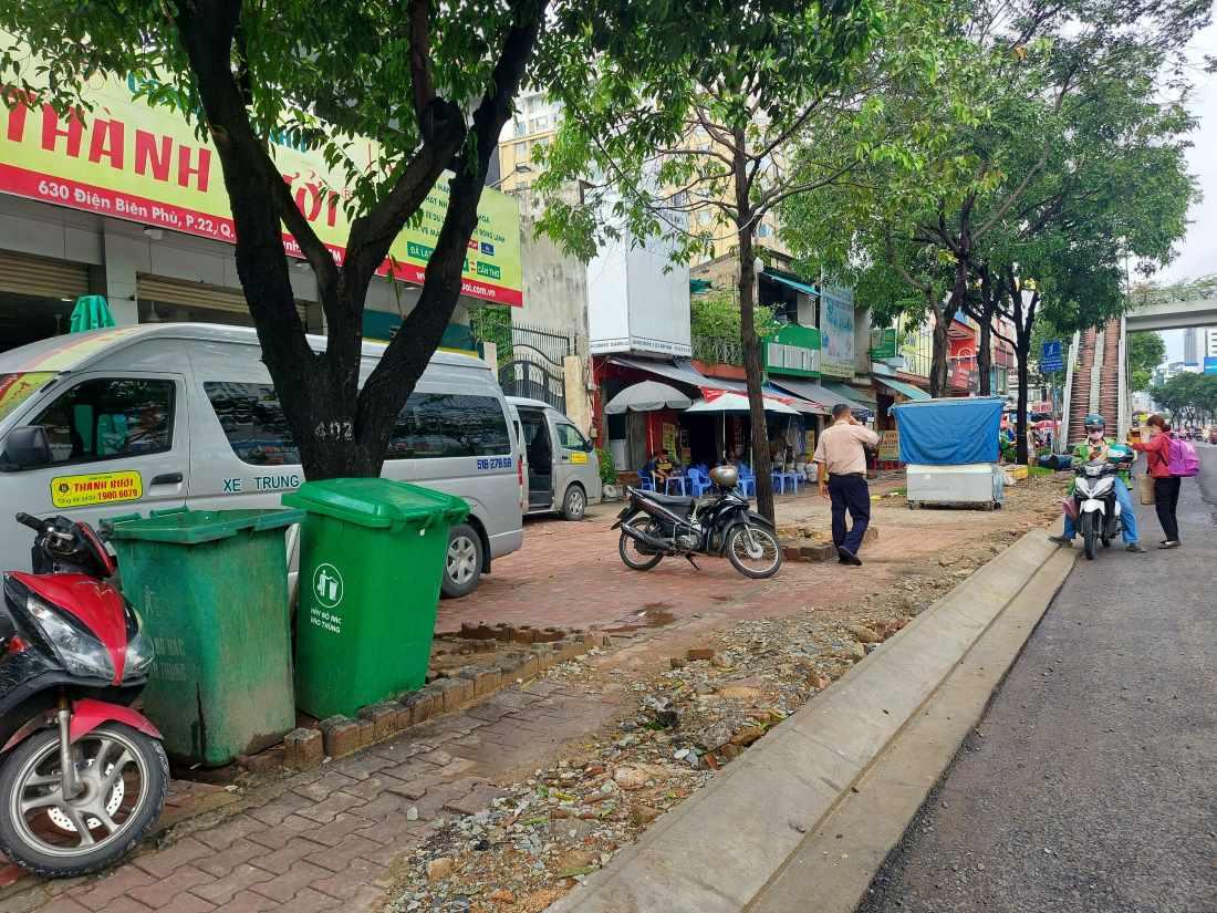 Phòng vé của nhà xe Thành Bưởi trên đường Điện Biên Phủ (quận Bình Thạnh).  Ảnh: Minh Quân