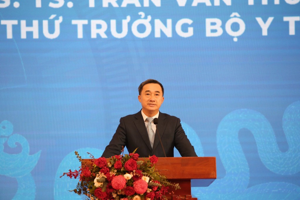 GS.TS. Trần Văn Thuấn, Thứ trưởng Bộ Y tế phát biểu