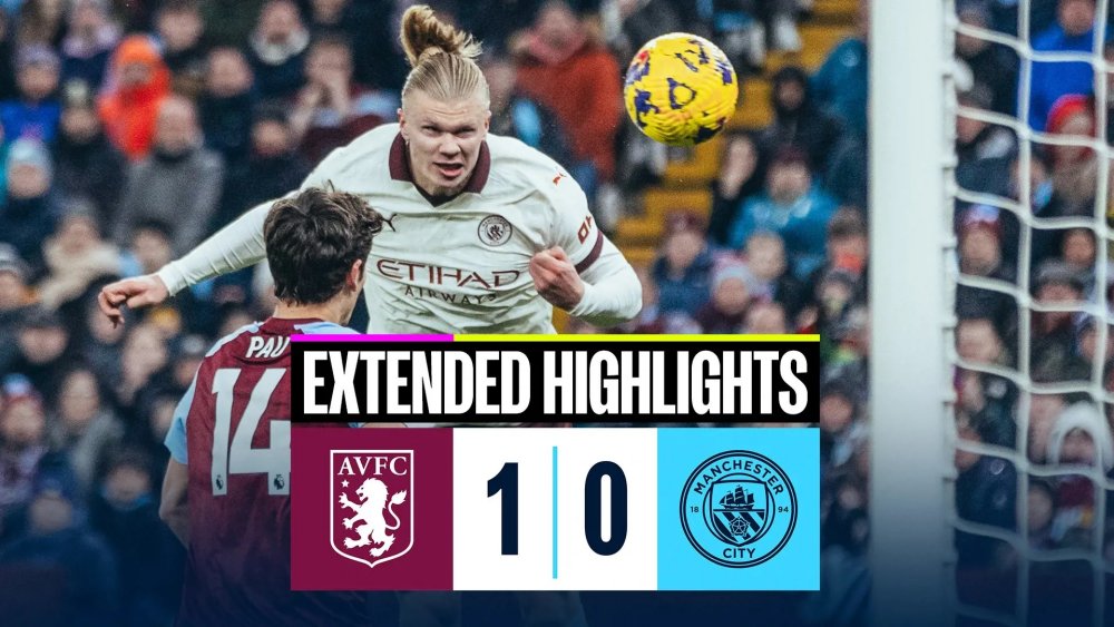 Aston Villa thắng Man City 1-0 ở lượt đi tại sân Villa Park. Ảnh: Man City FC