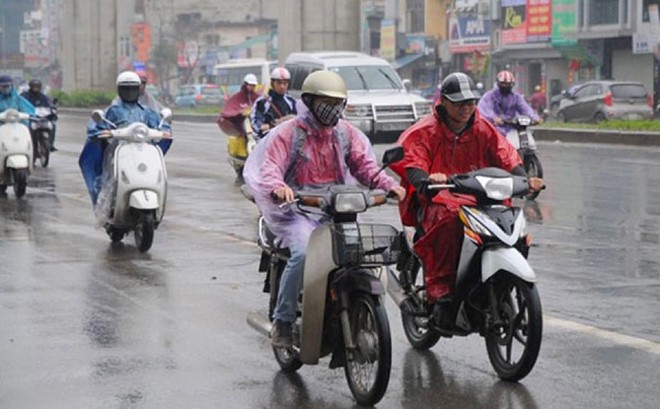 Bắc bộ chuẩn bị đón mưa giông kéo dài do không khí lạnh liên tiếp tràn về