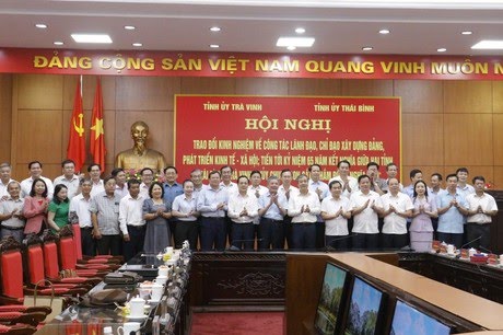 Hai tỉnh Thái Bình và Trà Vinh chia sẻ những kinh nghiệm về phát triển KT – XH.