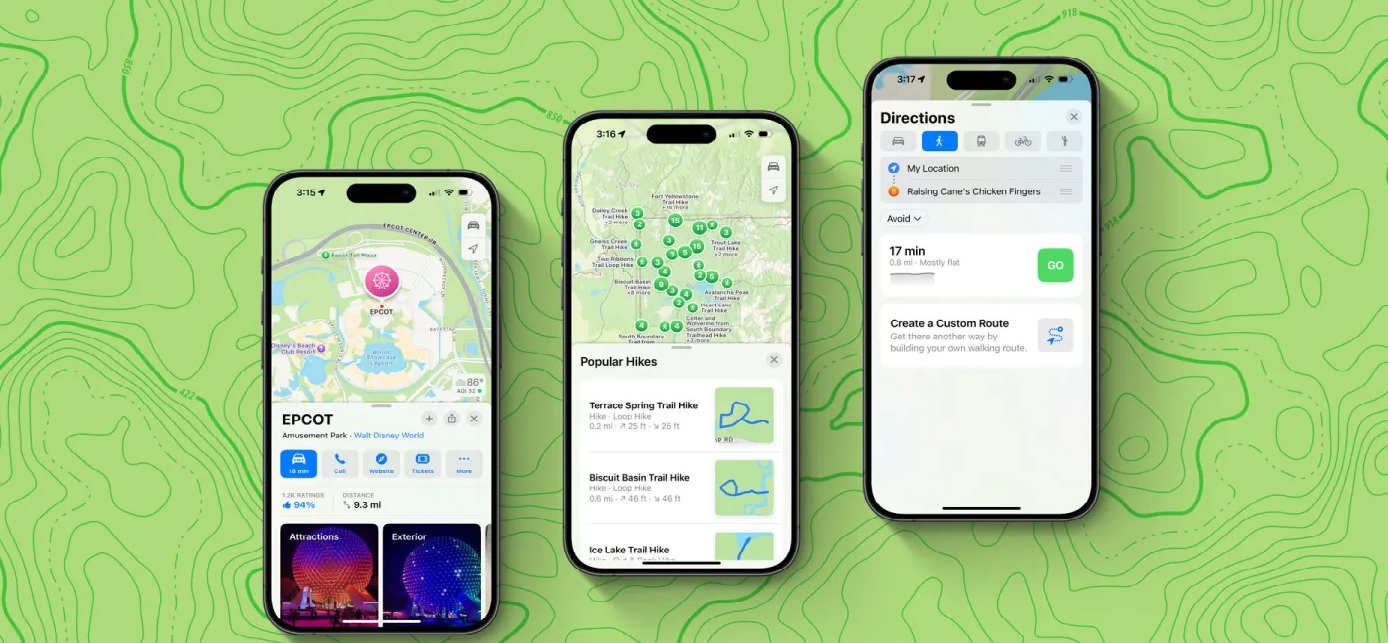 nhung buoc dot pha moi trong ung dung apple maps cua ios 18 hinh 1