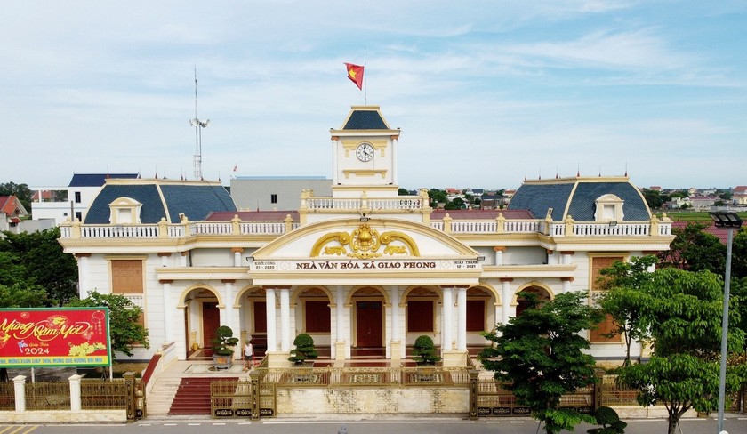 Nhà văn hóa xã Giao phong huyện Giao Thủy, tỉnh Nam Định