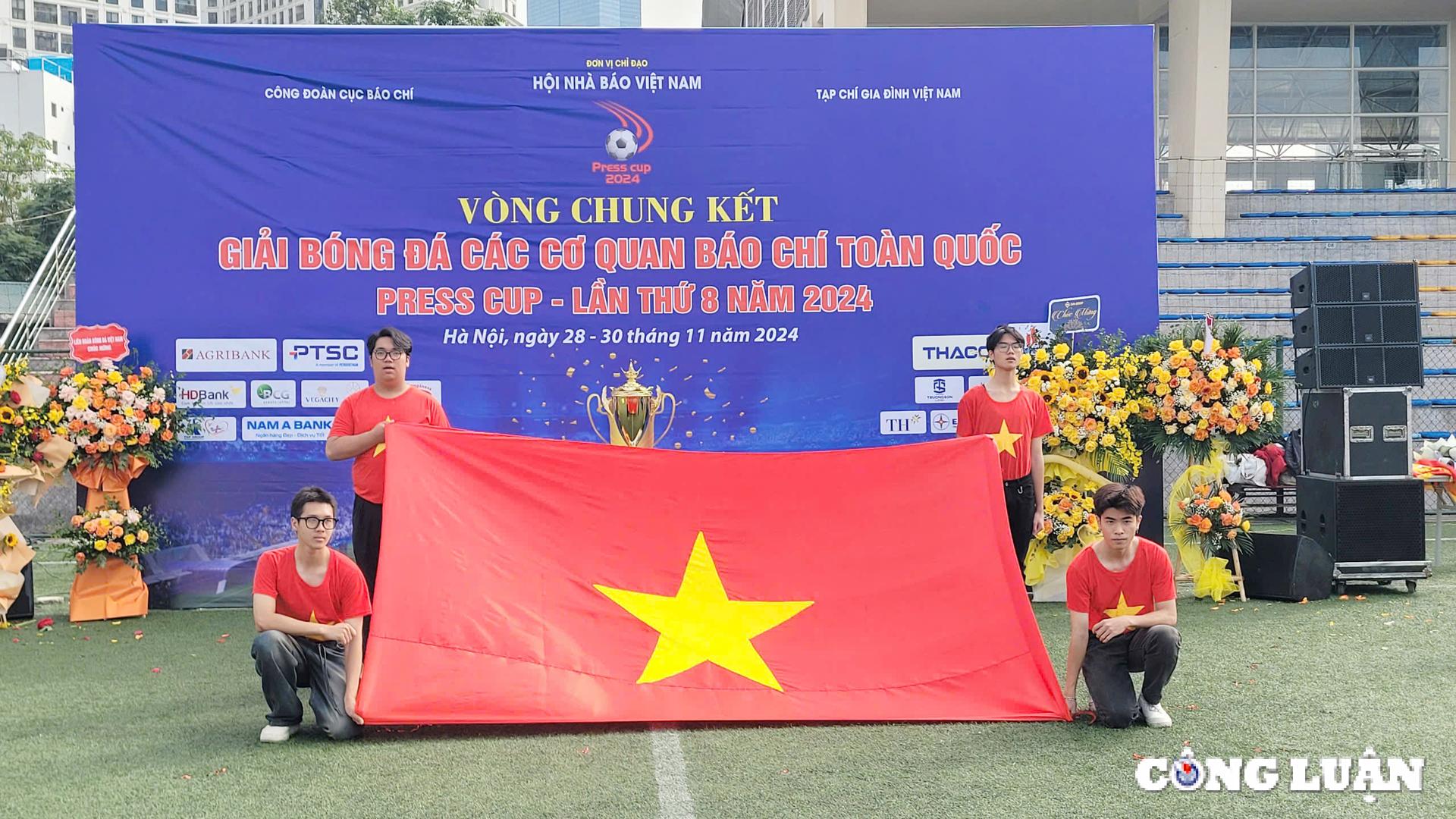 khai mac vong chung ket giai bong da cac co quan bao chi toan quoc  press cup 2024 lan thu 8 hinh 3