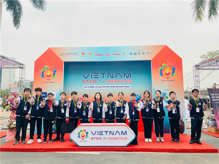 Học sinh trường THCS Giảng Võ tham dự cuộc thi. gv-1.png