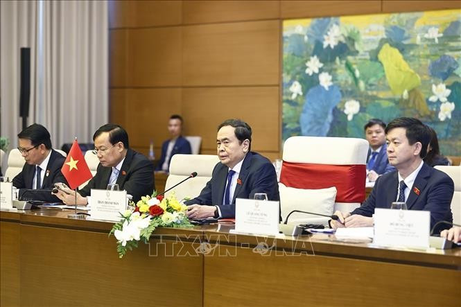 Chủ tịch Quốc hội Trần Thanh Mẫn phát biểu. Chủ tịch Quốc hội Trần Thanh Mẫn phát biểu.