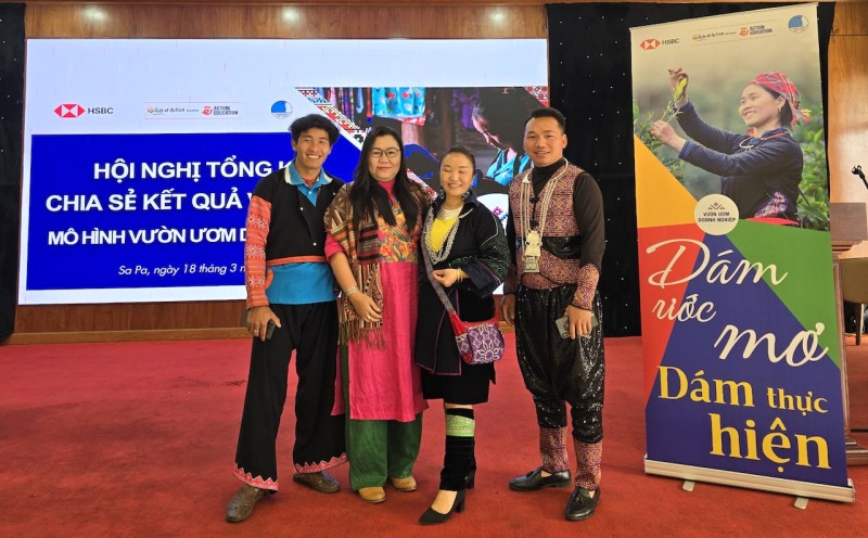 Những thanh niên dân tộc thiểu số được hỗ trợ từ Dự án Bài 3: Những vườn ươm khởi nghiệp