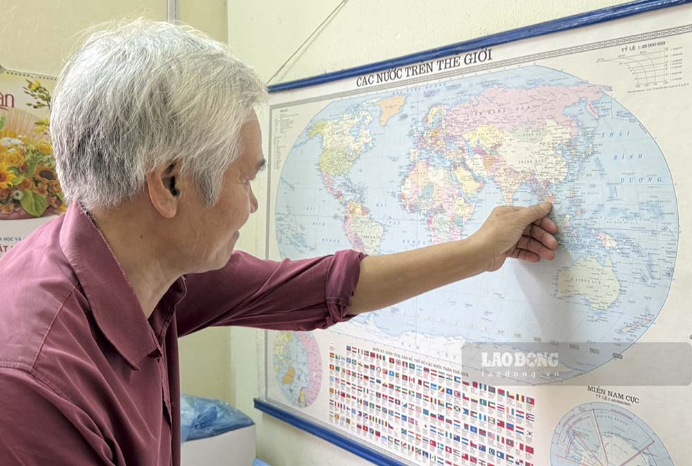 Ông Nguyễn Thái Sơn trao đổi với phóng viên về mức độ ảnh hưởng của