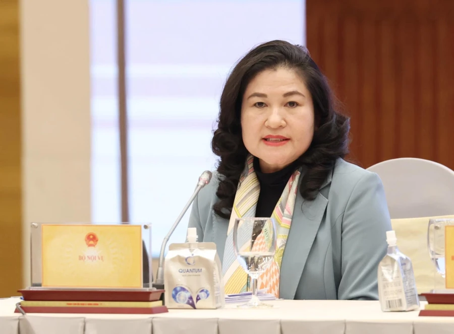 Thứ trưởng Bộ Nội vụ Nguyễn Thị Hà