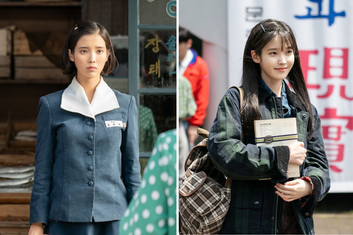 IU đóng 2 vai trong phim “Khi cuộc đời cho bạn quả quýt“. Ảnh: Nhà sản xuất Netflix