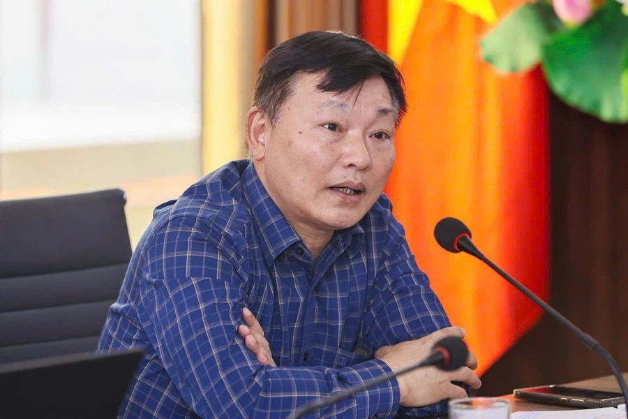 Ông Lê Đại Hải, Phó Vụ trưởng Vụ Pháp luật Dân sự - Kinh tế, Bộ Tư pháp. (Ảnh: QV)