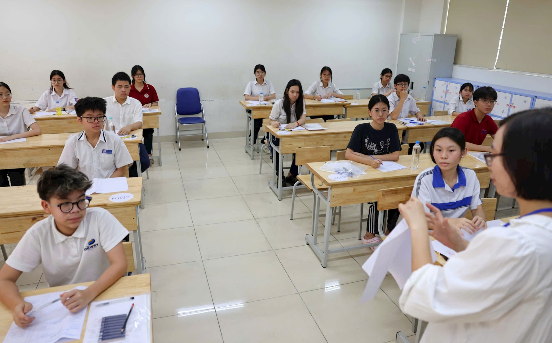 Gần 103.000 thí sinh đã tham dự kỳ thi vào lớp 10 công lập tại Hà Nội. Ảnh: ĐT