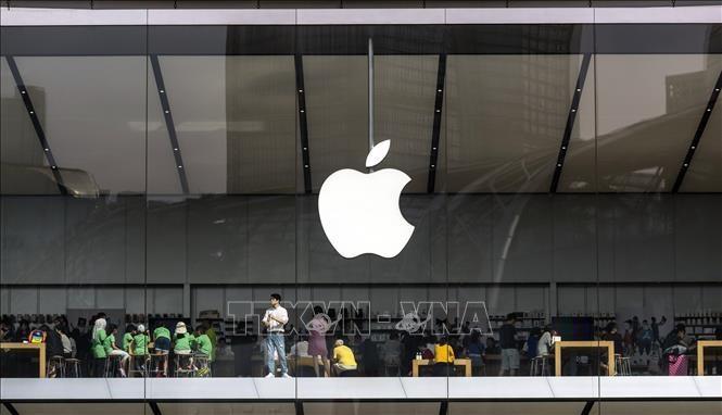 Một cửa hàng Apple tại Quảng Châu, tỉnh Quảng Đông, Trung Quốc. Ảnh tư liệu:EPA-EFE/TTXVN