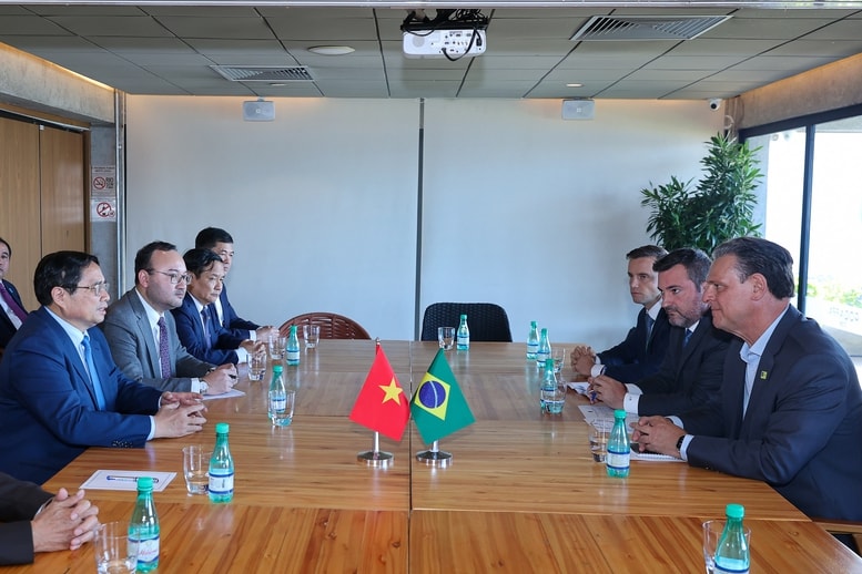 Thủ tướng đề nghị lập thương hiệu cà phê chung Việt Nam-Brazil- Ảnh 1.