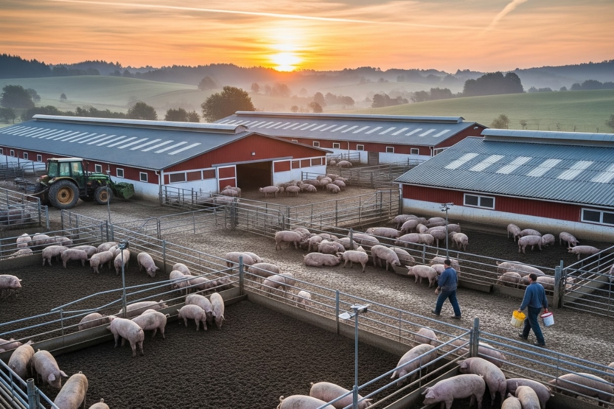 Giá heo hơi hôm nay 3 8 2025 Miền Bắc gấp đôi bức tốc, miền Nam tăng thần tốc