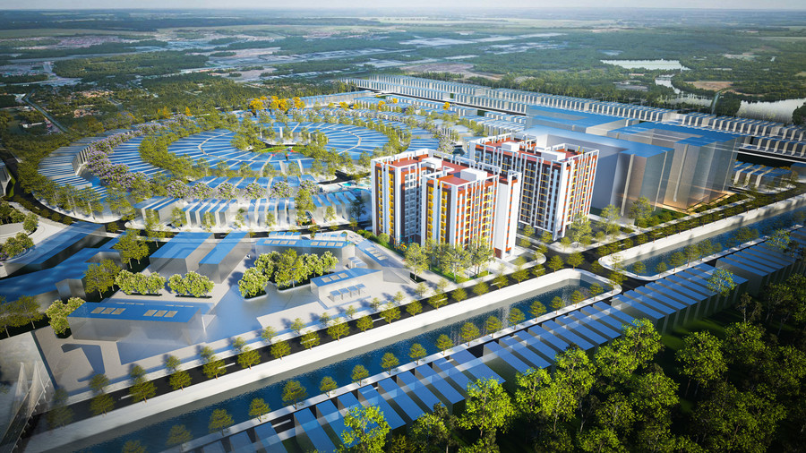 Phối cảnh dự án Nhà ở xã hội tại phường An Xuyên (Cà Mau).