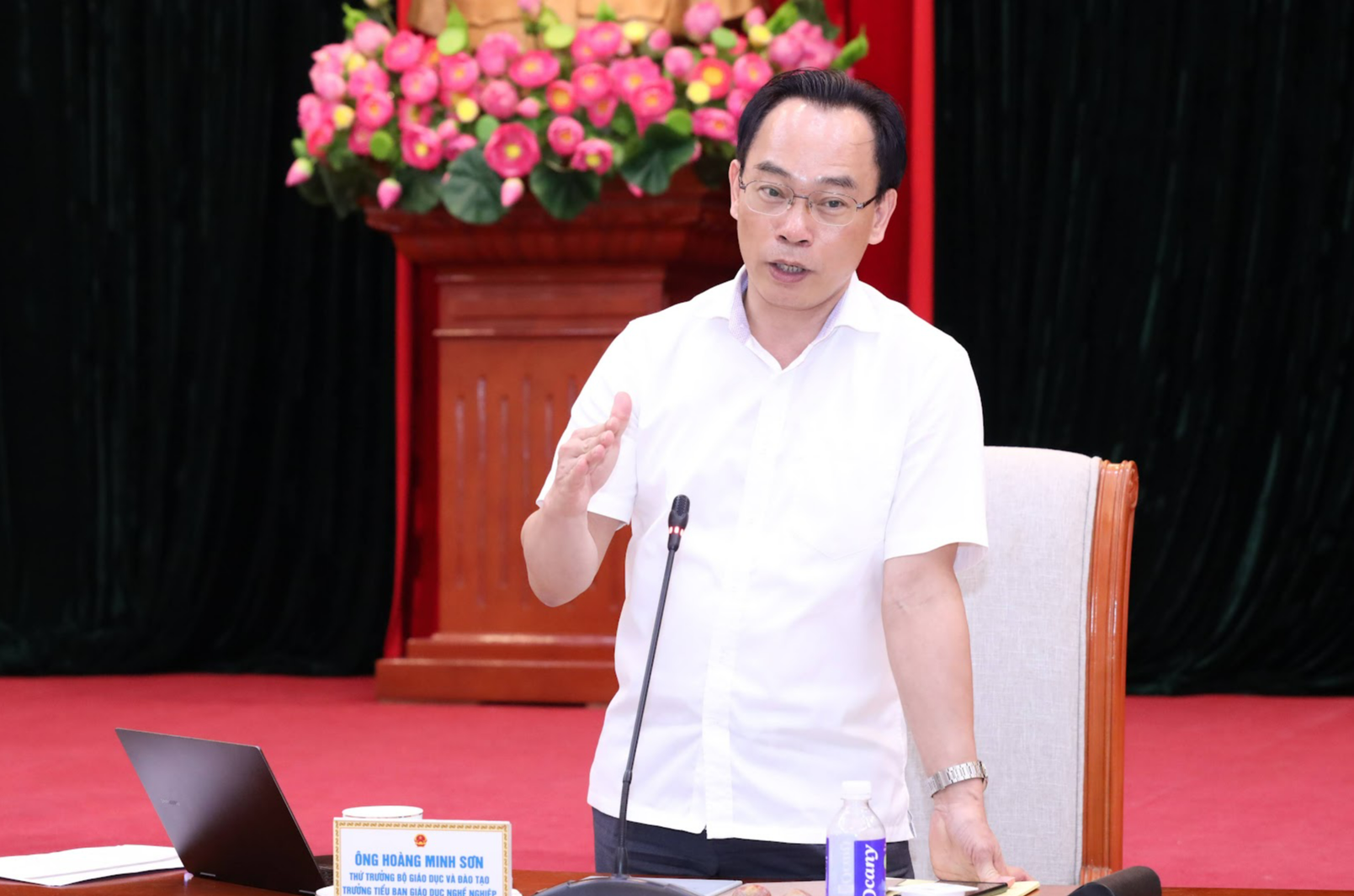 Thứ trưởng Bộ Giáo dục và Đào tạo PGS.TS Hoàng Minh Sơn.