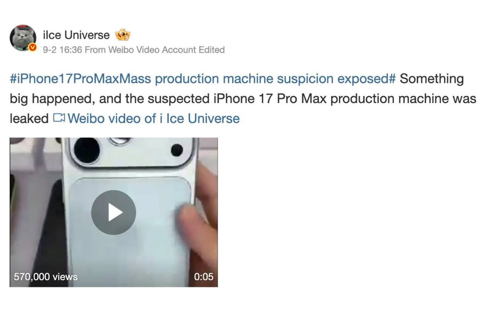 Hé lộ iPhone 17 Pro Max với thiết kế cụm camera ngang - ảnh 2