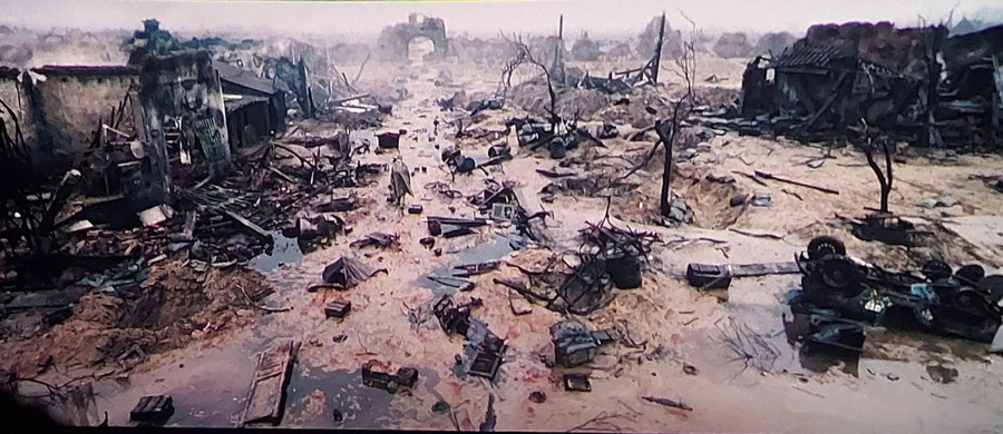 Bộ phim “Mưa đỏ” tái hiện khá chân thực cuộc chiến đấu bảo vệ thành cổ Quảng Trị năm 1972. Ảnh chụp từ phim.