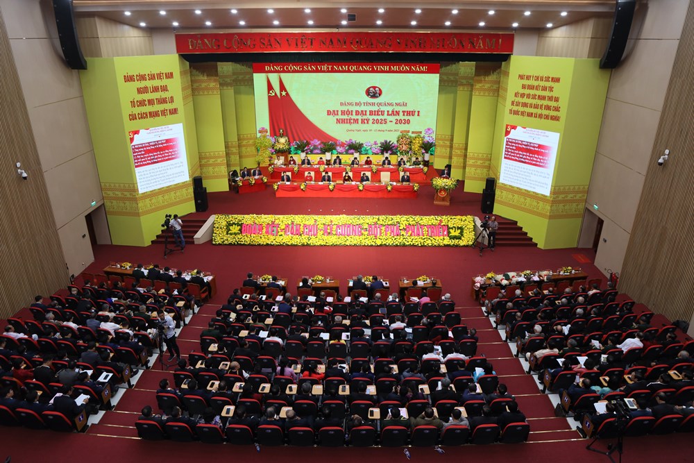 Khai mạc Đại hội đại biểu Đảng bộ tỉnh Quảng Ngãi lần thứ I - ảnh 5