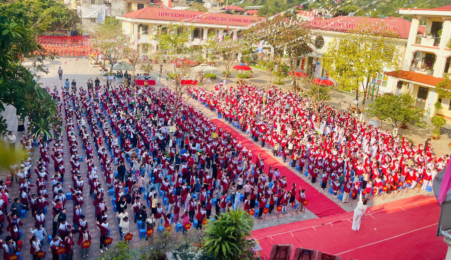 Hơn 1000 học sinh Trường Tiểu học Bắc Lệnh và Trường THCS Lý Tự Trọng tham dự giao lưu và sinh hoạt chuyên đề liên thông. bac-lenh-3.jpg