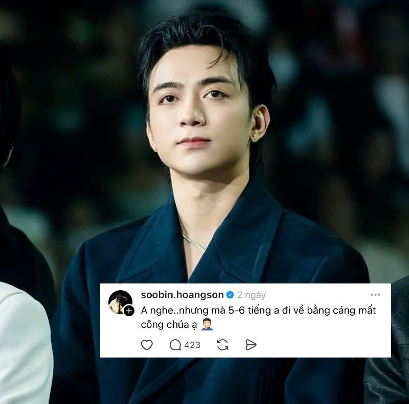 Tình trạng sức khỏe của Soobin Hoàng Sơn - ảnh 3
