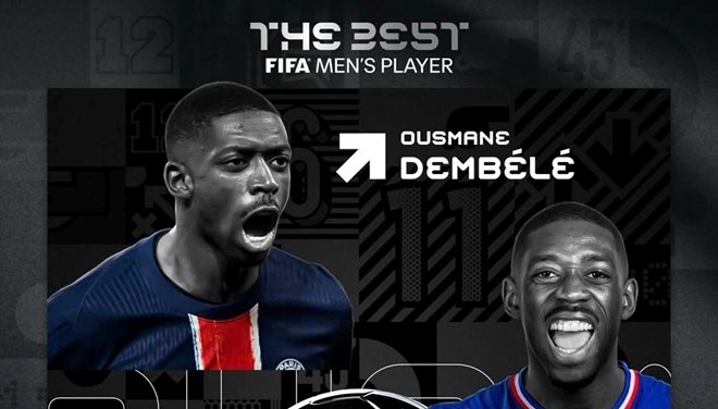 Vượt mặt Lamine Yamal, Ousmane Dembele giành The Best 2025