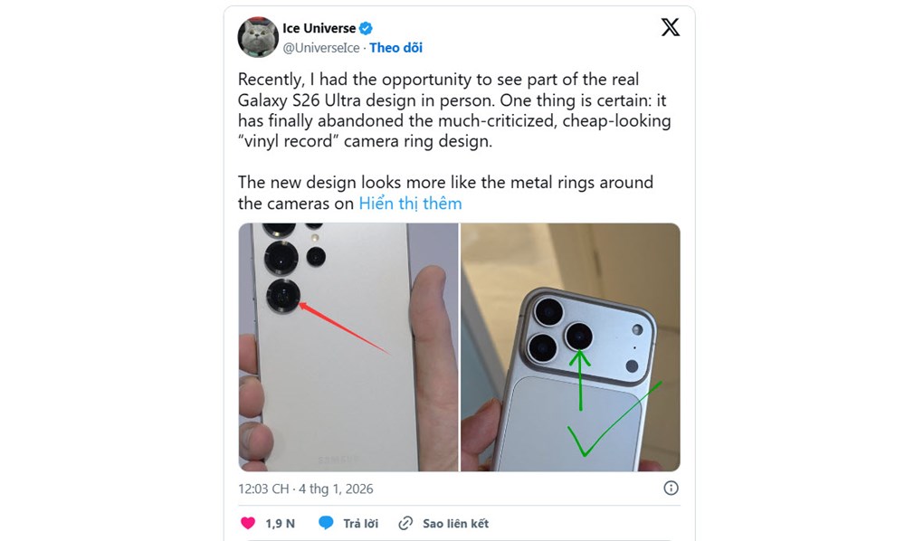 Galaxy S26 gây tranh cãi vì thiết kế thiếu đột phá - ảnh 2