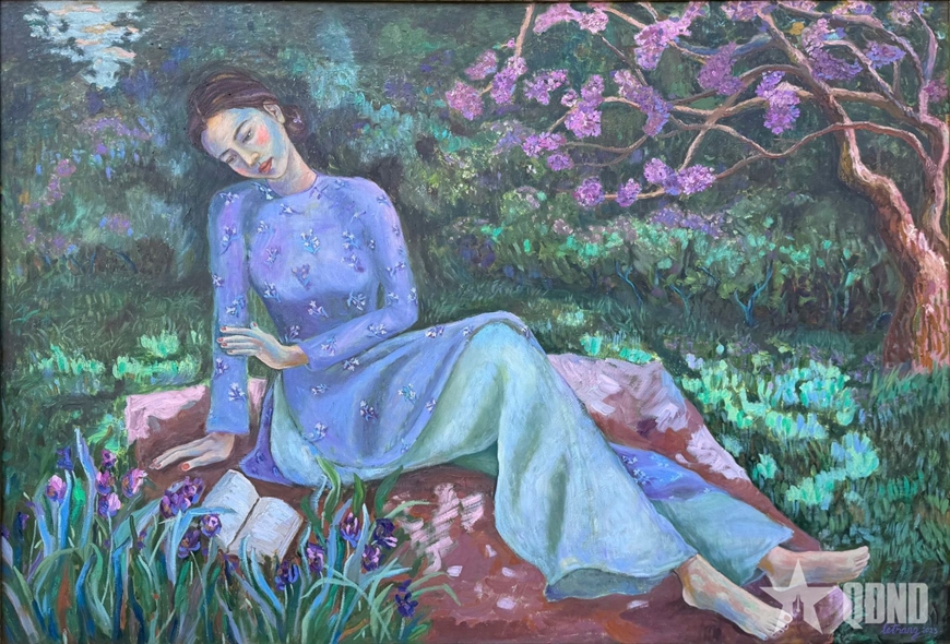 Giấc mơ di sản trong “Mộng giữa chiều hoa” của họa sĩ Lê Trang