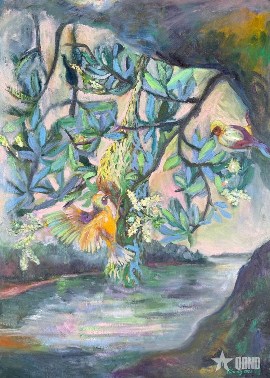 Giấc mơ di sản trong “Mộng giữa chiều hoa” của họa sĩ Lê Trang