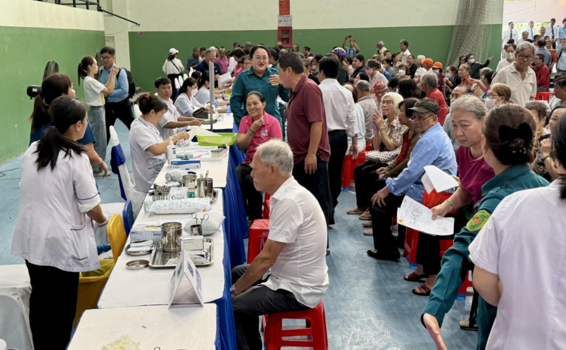 TP Hồ Chí Minh đồng loạt triển khai khám, sàng lọc miễn phí cho người dân tại 168 phường, xã, đặc khu. (Nguồn: Sở Y tế TP Hồ Chí Minh)