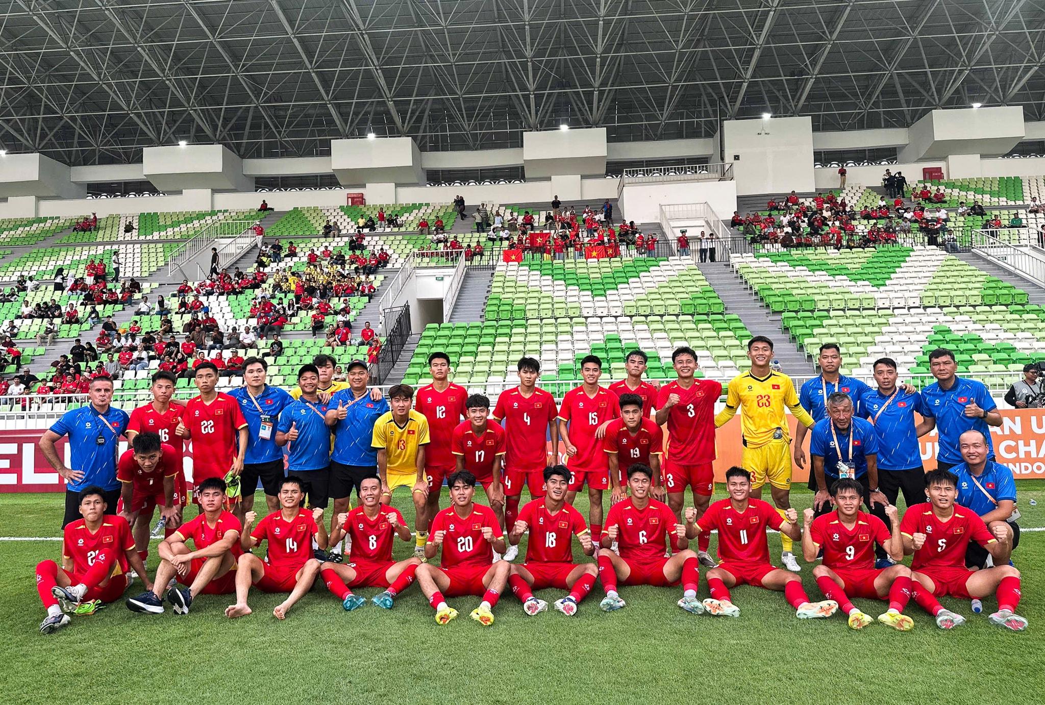 U19 Việt Nam thắng U19 Timor Leste ở trận ra quân tại Giải U19 Đông Nam Á 2026. Ảnh: VFF