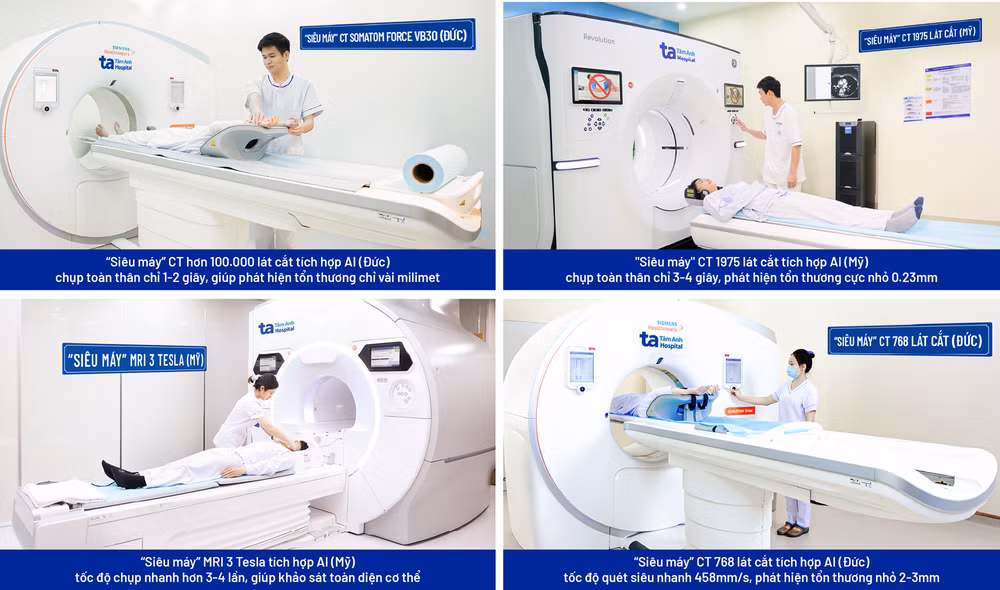 Hệ thống Bệnh viện Đa khoa Tâm Anh đầu tư các “siêu máy” hiện đại hỗ trợ chẩn đoán chính xác, giúp lựa chọn phương pháp điều trị tối ưu, ít xâm lấn, hiệu quả. Ảnh: Bệnh viện Đa khoa Tâm Anh h5-nb-va-cl.png