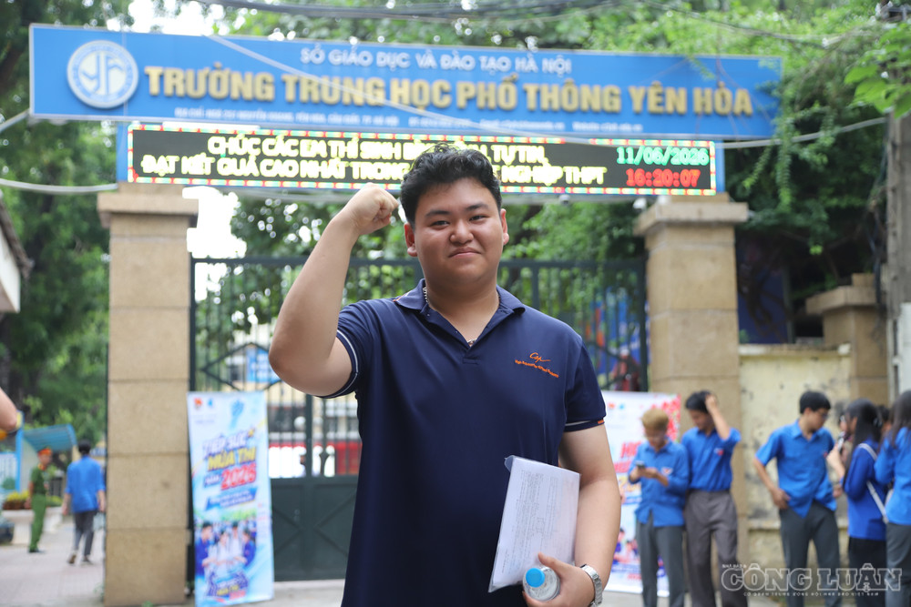 Đức Anh cho biết môn Vật lý vẫn là môn khiến em lo lắng nhất trong ngày thi cuối cùng. clo_br_img-5768.jpg