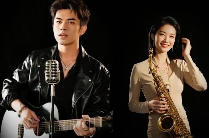 "Say một đời vì em" do AI thể hiện. Ảnh chụp màn hình ai.jpg