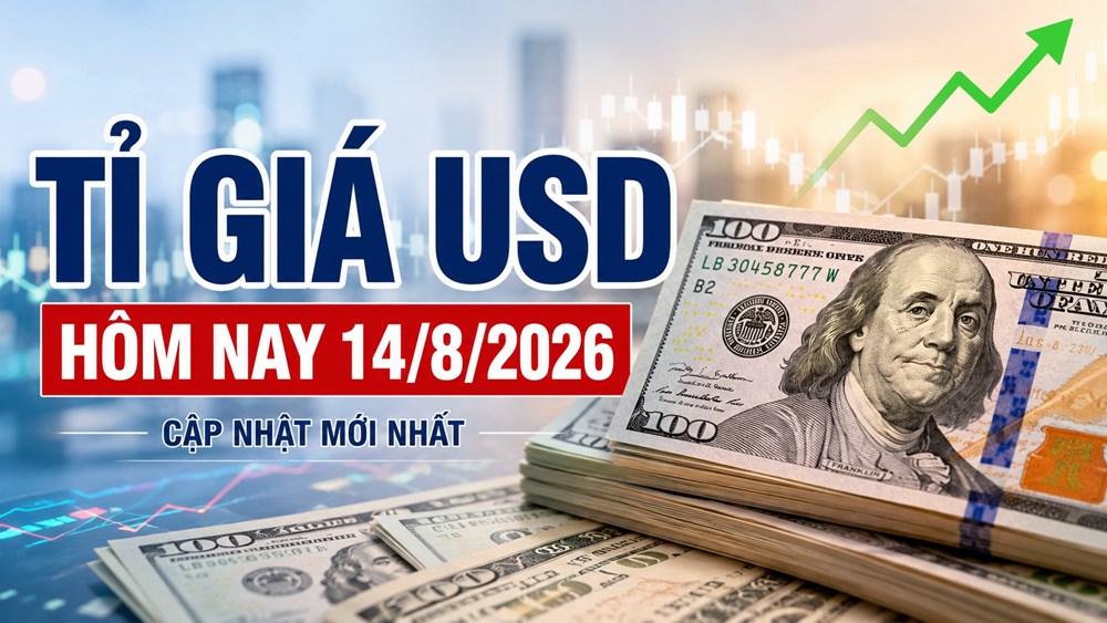 Tỉ giá USD hôm nay 14.8.2026: Giá USD ngân hàng xuống thấp - ảnh 1