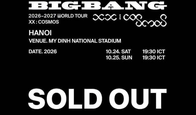 Vé ưu tiên Concert BIGBANG tại Hà Nội “cháy” sau 2 giờ - ảnh 1