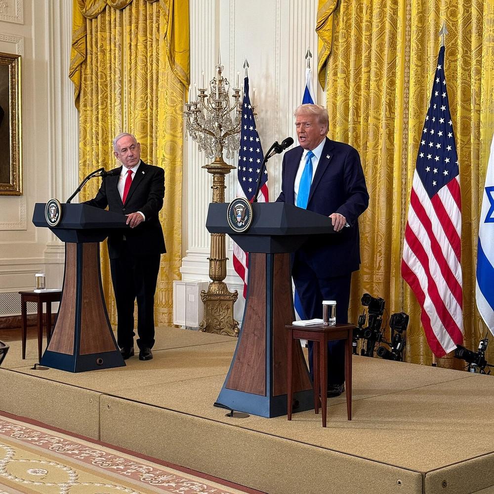 Thủ tướng Israel Benjamin Netanyahu và Tổng thống Mỹ Donald Trump năm 2025. Ảnh: WH president-donald-trump-and-prime-minister-benjamin-netanyahu.jpg
